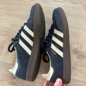 Adidas Samba Navy and White Sneakers
